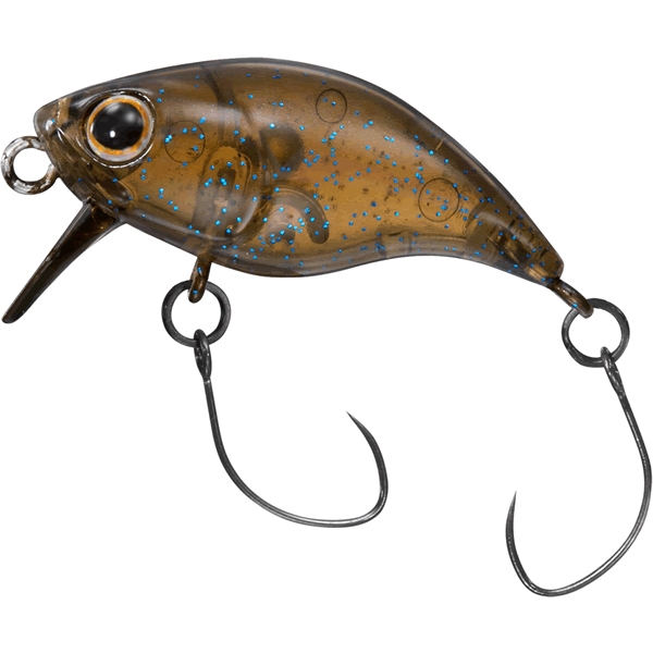 DAIWA PRESSO RATLLIN'WAKE BUG 28HF 28mm : 1.3g Floating SMOKE GLITTER freshwater fishing lure