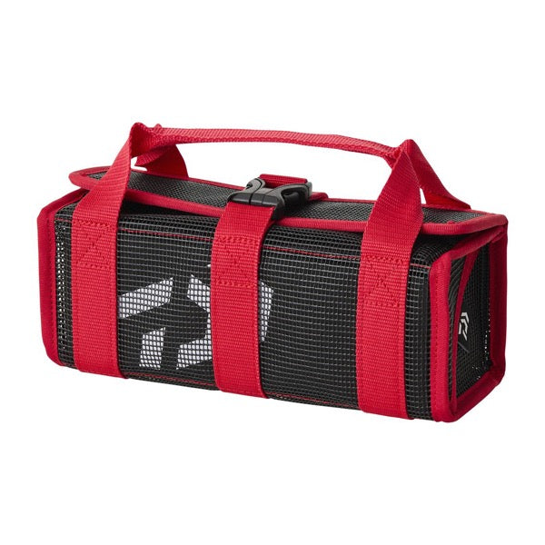 DAIWA JIG MESH BAG M(B) 9cmx22cmx9cm RED