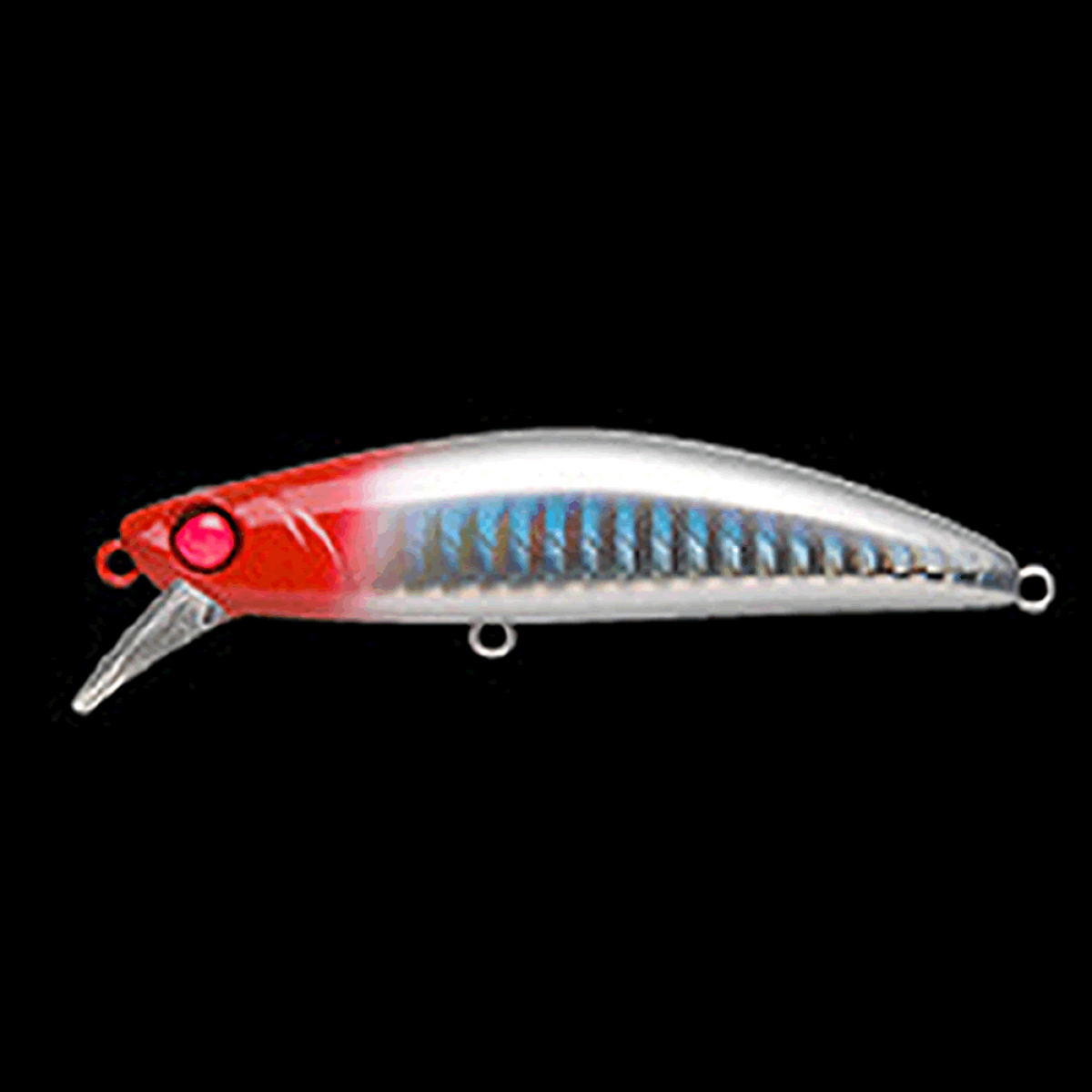 APIA BAGRATION 80 80mm : 13g SINKING #02 RED HEAD HOLO