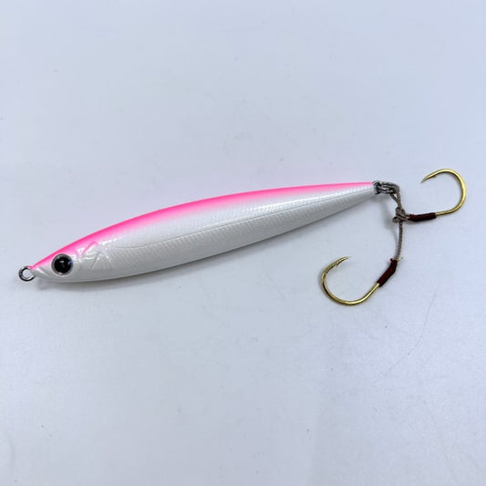 D-3 CUSTOM LURES FJ-10 100mm, 30g SINKING #10 PURPLE PINK GLOW