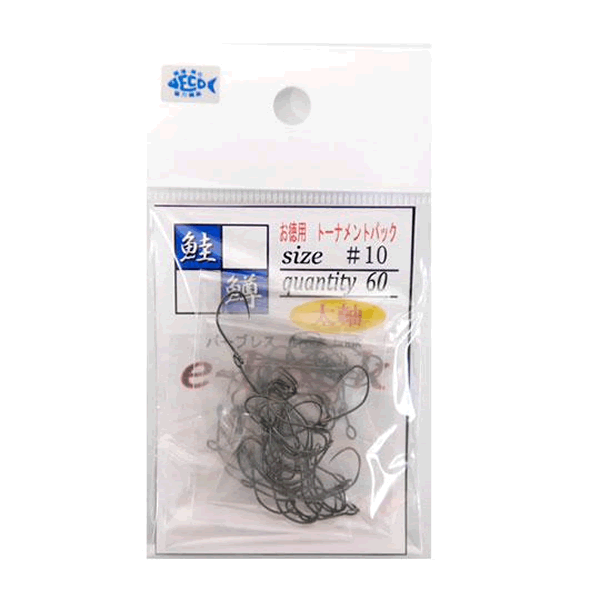 TIMON E-HOOK HUTOJIKU #10 (60 pcs/pack) fishing terminal tackle