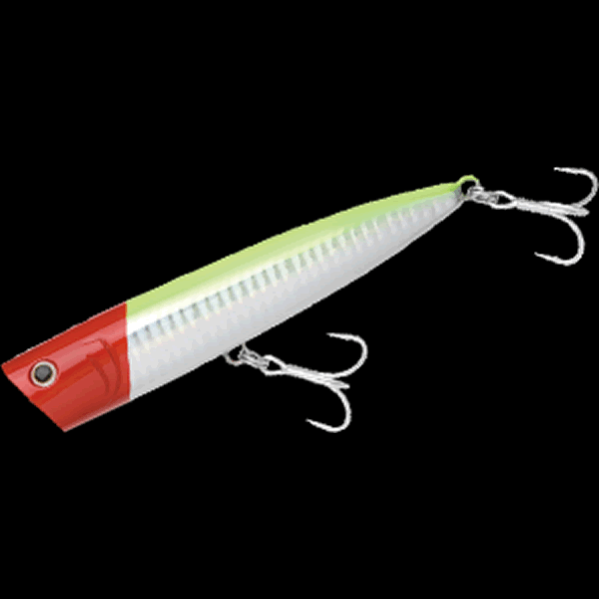 AIMS SPLASH HEAD 120F 120mm, 25g FLOATING BH-53 BORDERHOLO RED HEAD CHART