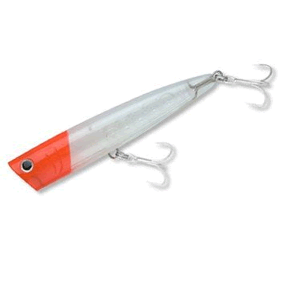 AIMS SPLASH HEAD 140F 140mm, 42g FLOATING CL-51 CLEAR REDHEAD saltwater fishing lure