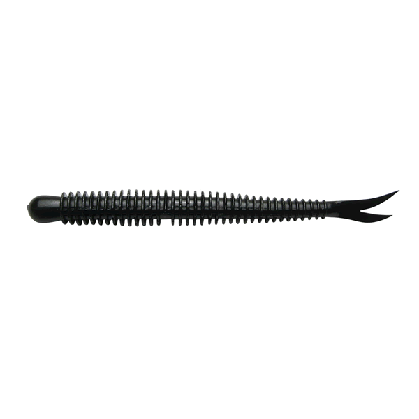 KEITECH Live Impact 4" Length: 4" (102mm) (10 pcs/pack) #001 Black