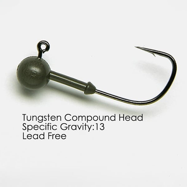 KEITECH SUPER ROUND JIG HEAD 1/8oz (3.5g) - #3/0 (3 pcs/pack) fishing terminal tackle