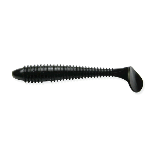KEITECH SWING IMPACT FAT 4.8" 12.8g (5 pcs/pack) #001 BLACK