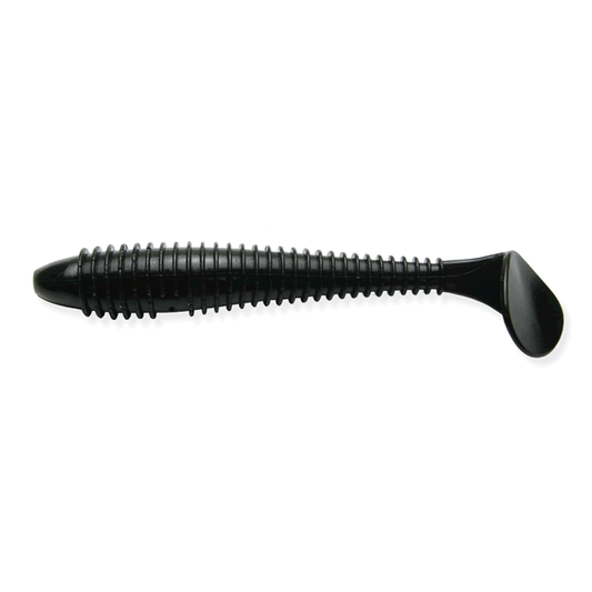 KEITECH Swing Impact FAT 5.8" Length: 5.8" (147mm) (4 pcs/pack) #001 Black