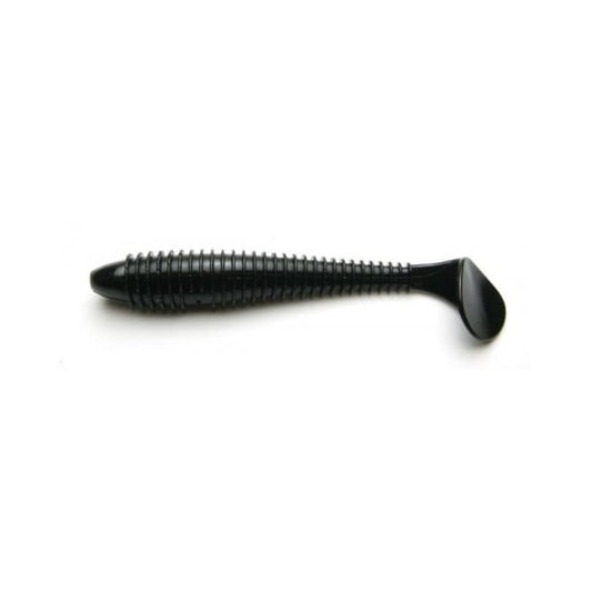 KEITECH SWING IMPACT FAT 3.8" 8.5g (6 pcs/pack) #001 BLACK