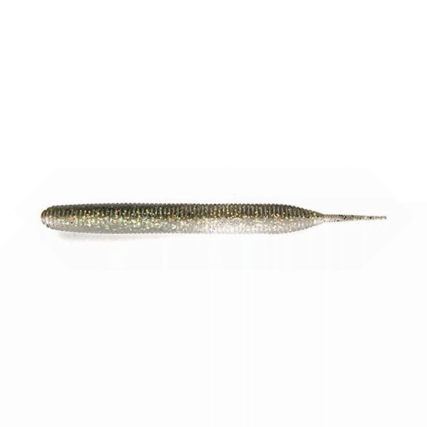 KEITECH Sexy Impact 3.8" Length: 3.8" (97mm) (10 pcs/pack) #410 Crystal Shad