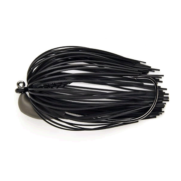 KEITECH RUBBER JIG MODEL 3 Swim Jig 1/4oz #001 Black