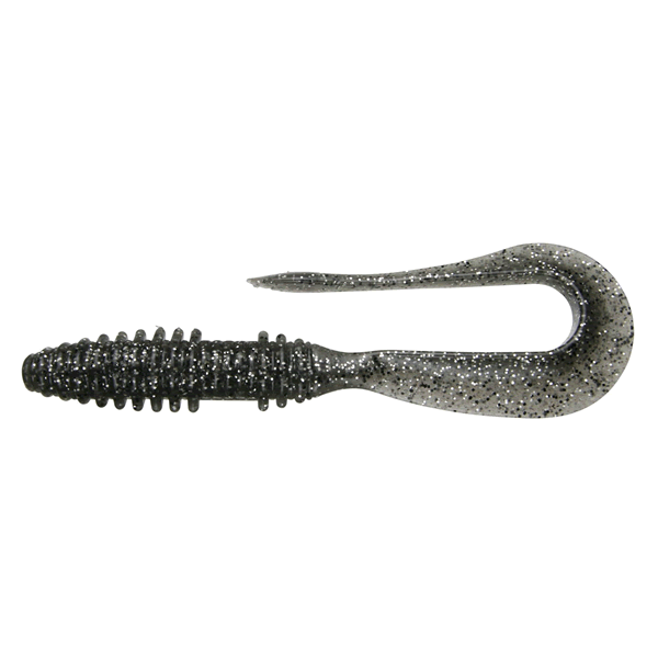 KEITECH Mad Wag 7" Length: 7" (178mm) (6 pcs/pack) #206 Smoke Pepper Silver