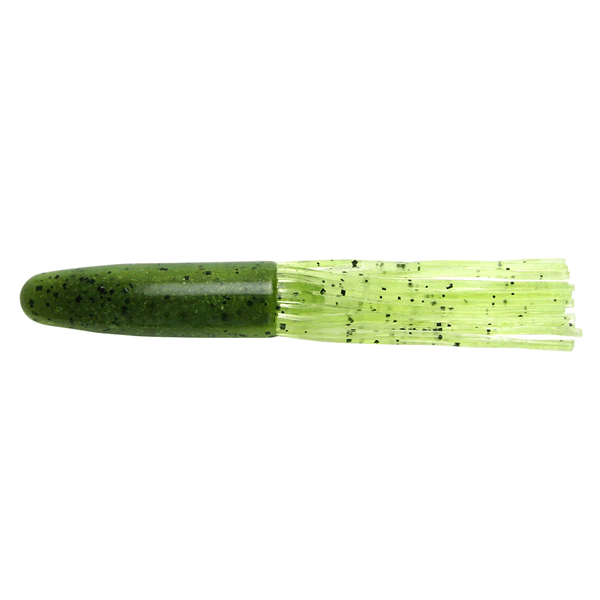 KEITECH Salty Core Tube 4.25" Length: 4.25" (108mm) (6 pcs/pack) #504 Watermelon / Chartreuse
