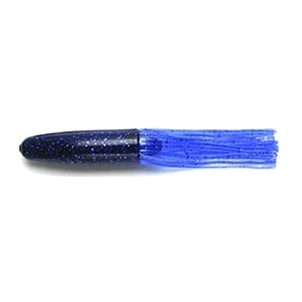 KEITECH Salty Core Tube 4.25" Length: 4.25" (108mm) (6 pcs/pack) #502 Black Blue