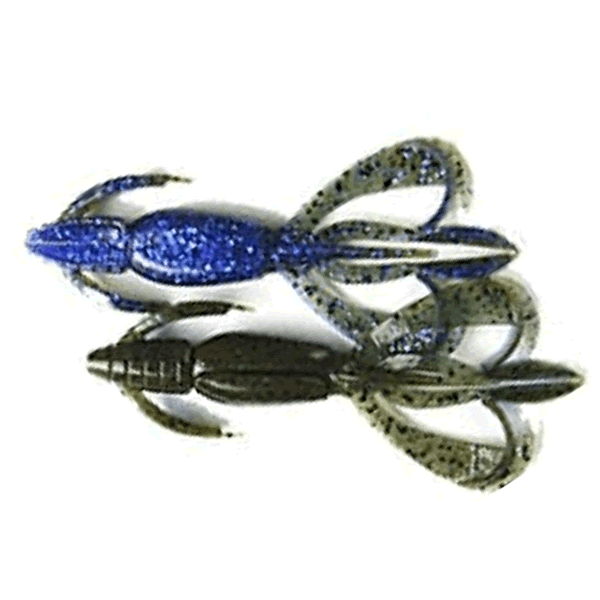KEITECH Crazy Flapper 3.6" Length: 3.6" (91mm) (7 pcs/pack) #402 Okichobi Craw