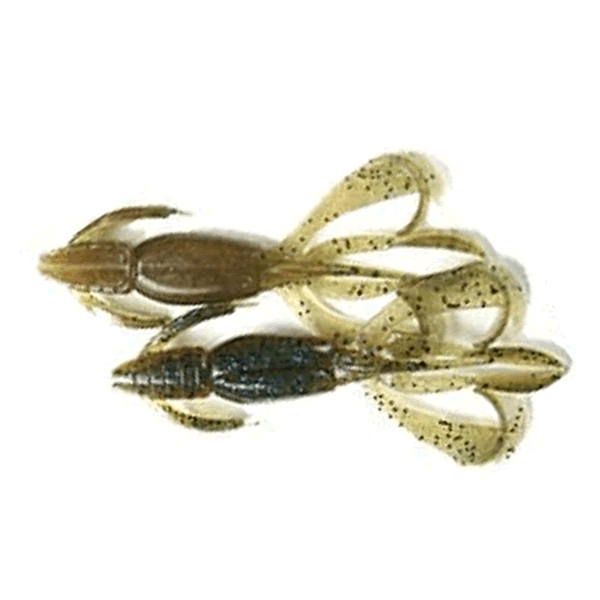 KEITECH Crazy Flapper 3.6" Length: 3.6" (91mm) (7 pcs/pack) #403 Green Weenie Blue