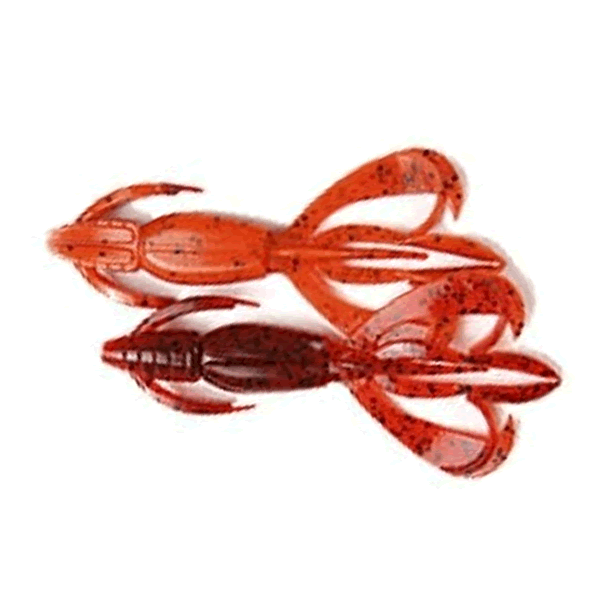 KEITECH Crazy Flapper 3.6" Length: 3.6" (91mm) (7 pcs/pack) #407 Delta Craw