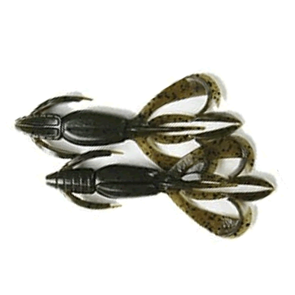 KEITECH Crazy Flapper 4.4" Length: 4.4" (112mm) (6 pcs/pack) #101 Green Pumpkin Pepper