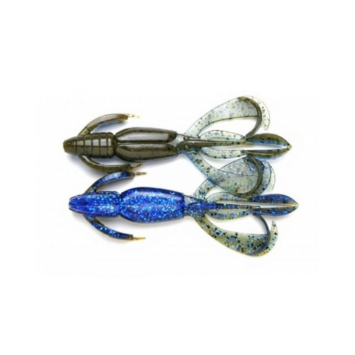 KEITECH CRAZY FLAPPER 4.4" 12.0g (6 pcs/pack) #402 OKEECHOBEE CRAW