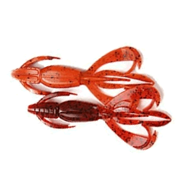 KEITECH Crazy Flapper 4.4" Length: 4.4" (112mm) (6 pcs/pack) #407 Delta Craw