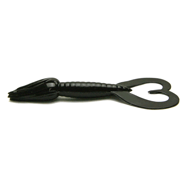 KEITECH Little Spider 3" Length: 3" (76mm) (8 pcs/pack) #001 Black