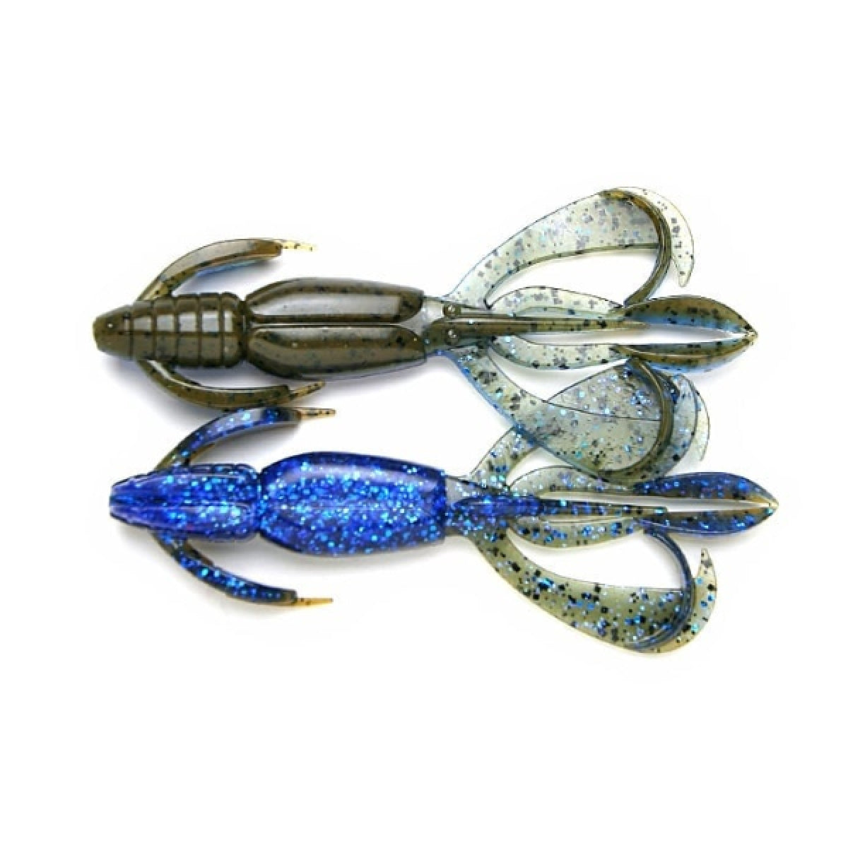 KEITECH CRAZY FLAPPER 2.8" 3.4g (8 pcs/pack) #402 OKEECHOBEE CRAW