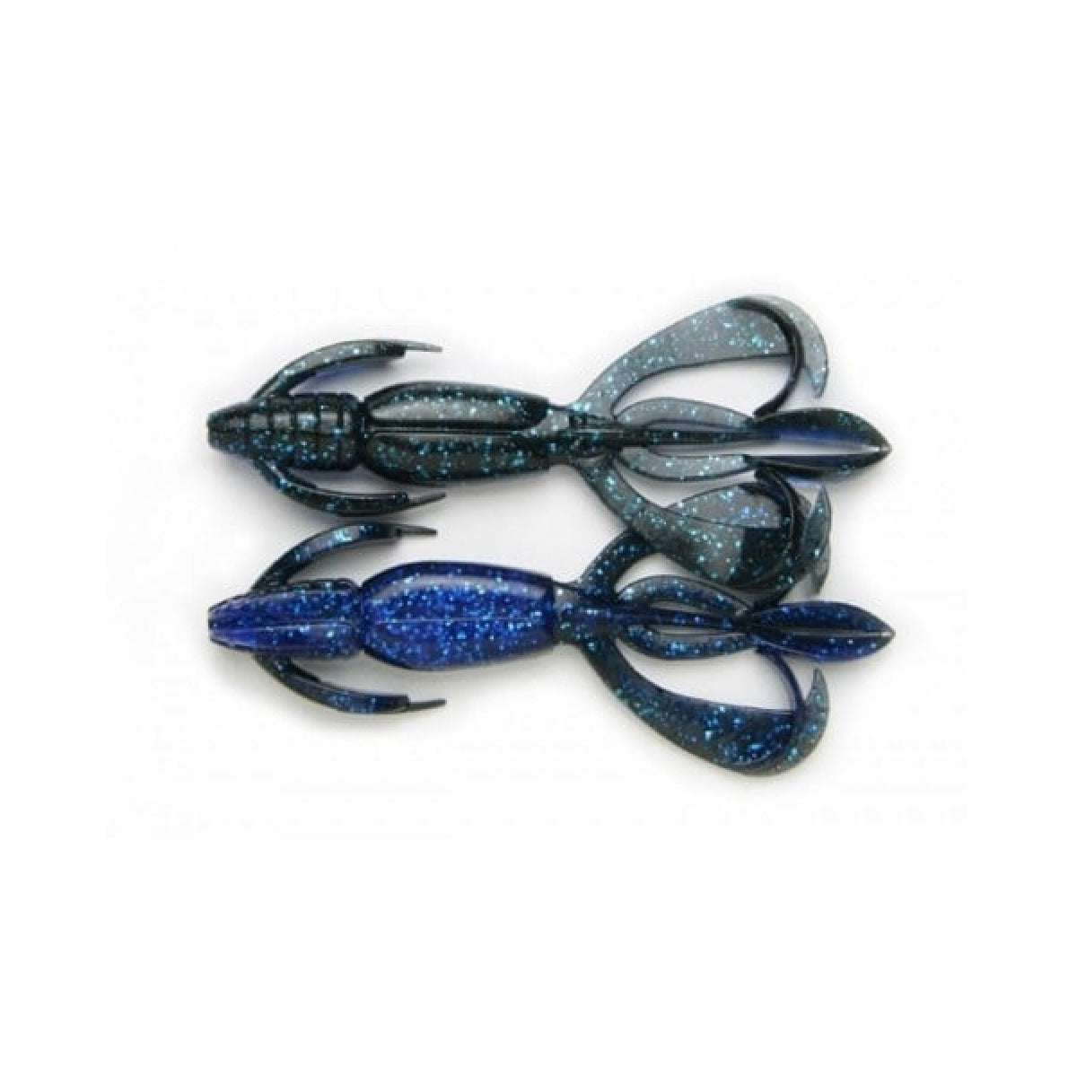 KEITECH CRAZY FLAPPER 2.8" 3.4g (8 pcs/pack) #413 BLACK BLUE
