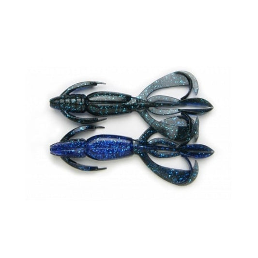 KEITECH CRAZY FLAPPER 2.8" 3.4g (8 pcs/pack) #413 BLACK BLUE