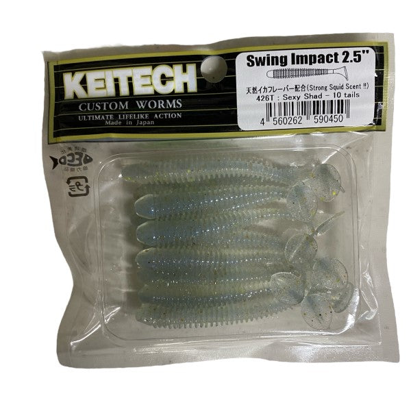 KEITECH SWING IMPACT 2.5" 1.3g (10 pcs/pack) #426 SEXY SHAD