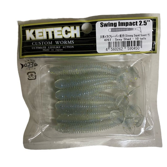 KEITECH SWING IMPACT 2.5" 1.3g (10 pcs/pack) #426 SEXY SHAD