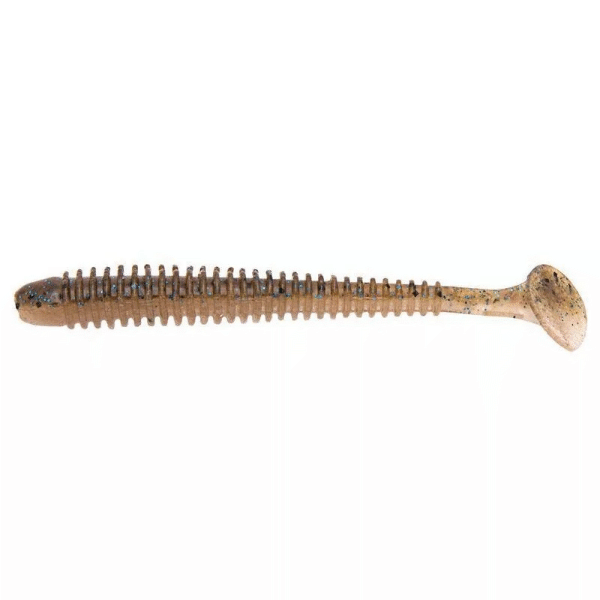 KEITECH Swing Impact 4.5" Length: 4.5" (114mm) (6 pcs/pack) #434 Blue Back Cinnamon