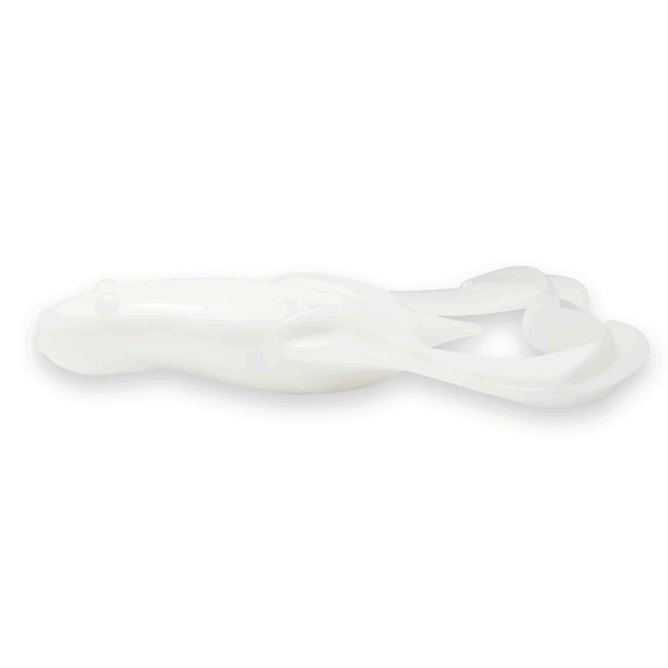 KEITECH Noisy Flapper 3.5" Length: 3.5" (89mm) (5 pcs/pack) #009 White