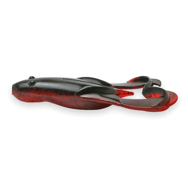 KEITECH Noisy Flapper 3.5" Length: 3.5" (89mm) (5 pcs/pack) #467 Black Red Belly