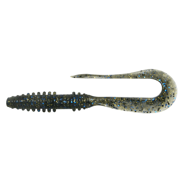 KEITECH Mad Wag Mini 2.5" Length: 2.5" (64mm) (12 pcs/pack) #205 Bluegill