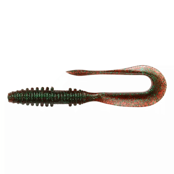 KEITECH Mad Wag Mini 2.5" Length: 2.5" (64mm) (12 pcs/pack) #302 Plum Green Flake