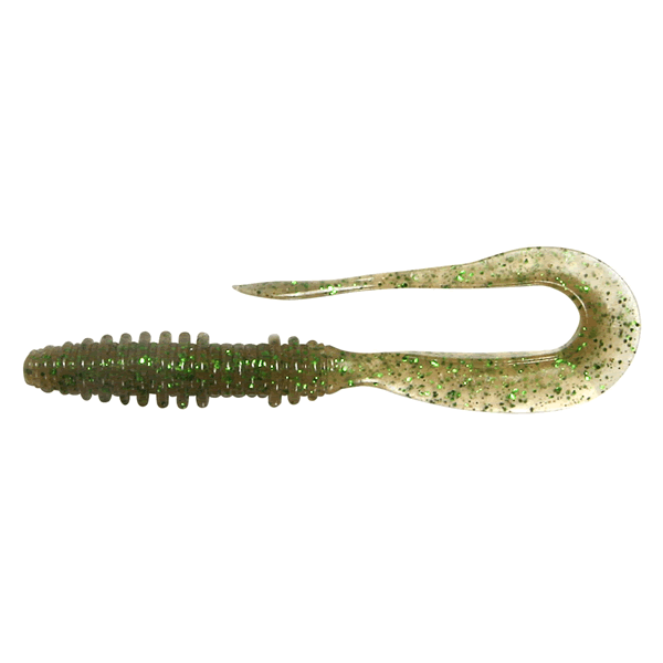 KEITECH Mad Wag Mini 2.5" Length: 2.5" (64mm) (12 pcs/pack) #309 Sahara Olive Flake