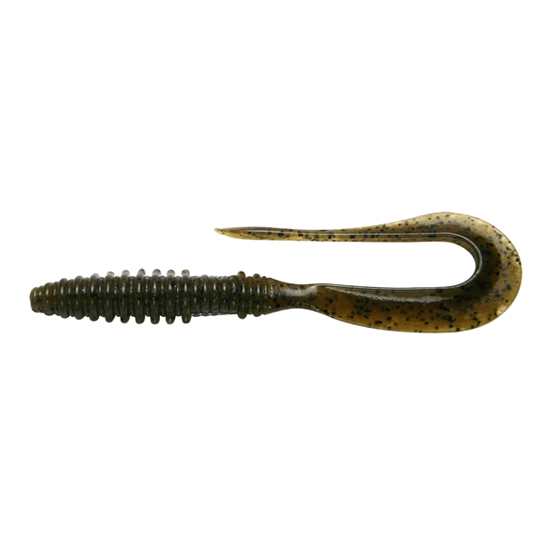 KEITECH Mad Wag Slim 4.5" Length: 4.5" (114mm) (9 pcs/pack) #101 Green Pumpkin Pepper