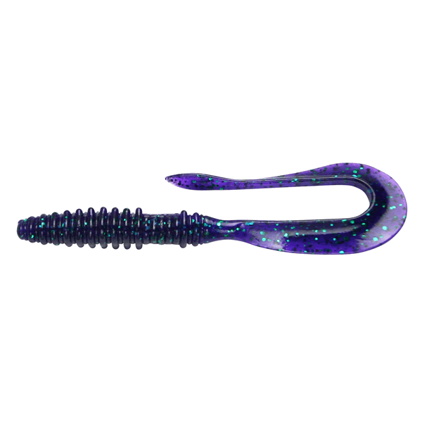 KEITECH Mad Wag Slim 4.5" Length: 4.5" (114mm) (9 pcs/pack) #307 Junebug