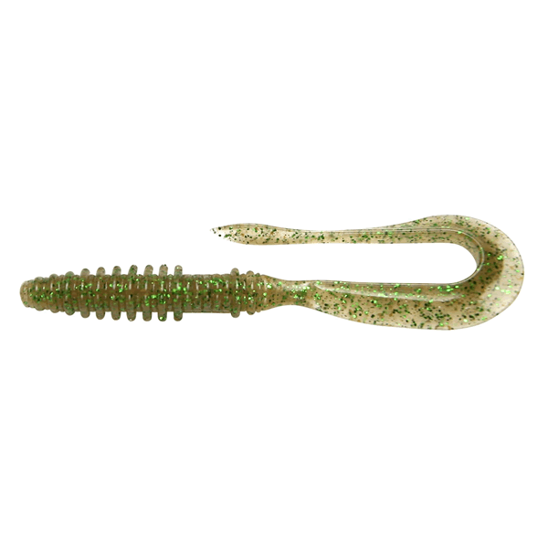 KEITECH Mad Wag Slim 4.5" Length: 4.5" (114mm) (9 pcs/pack) #309 Sahara Olive Flake