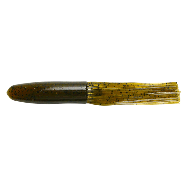 KEITECH Salty Core Tube 3.5" Length: 3.5" (89mm) (6 pcs/pack) #101 Green Pumpkin Pepper