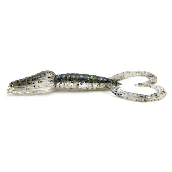KEITECH Little Spider 3.5" Length: 3.5" (89mm) (5 pcs/pack) #418 Blue Gill Flash