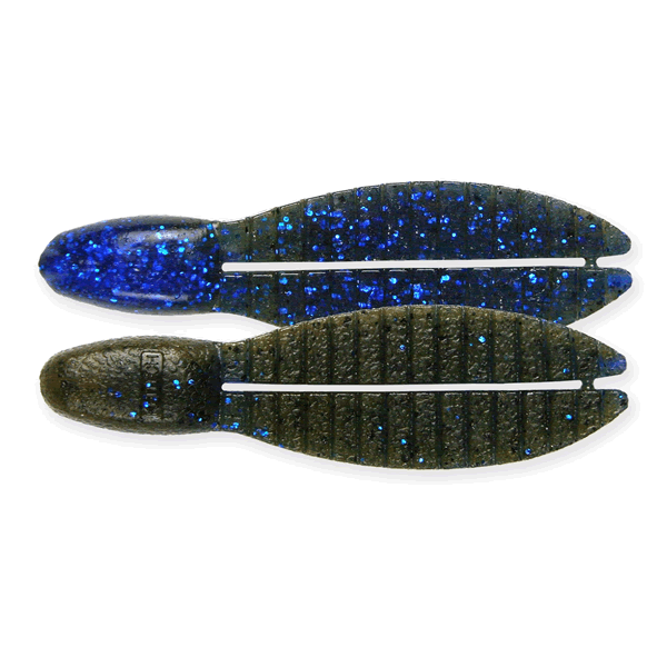KEITECH Flex Chunk Medium 3" Length: 3" (76mm) (6 pcs/pack) #402 Okichobi Craw