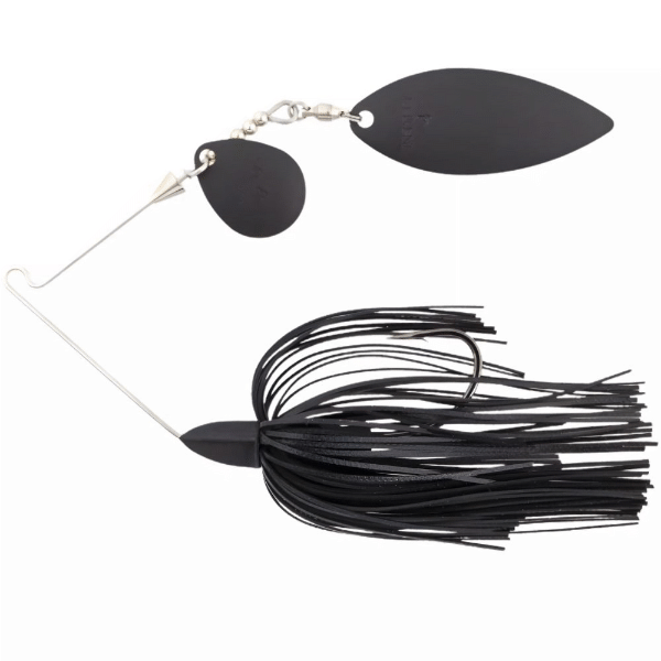 KEITECH TEE-BONE SPINNERBAIT TW 1/2oz #001 Black