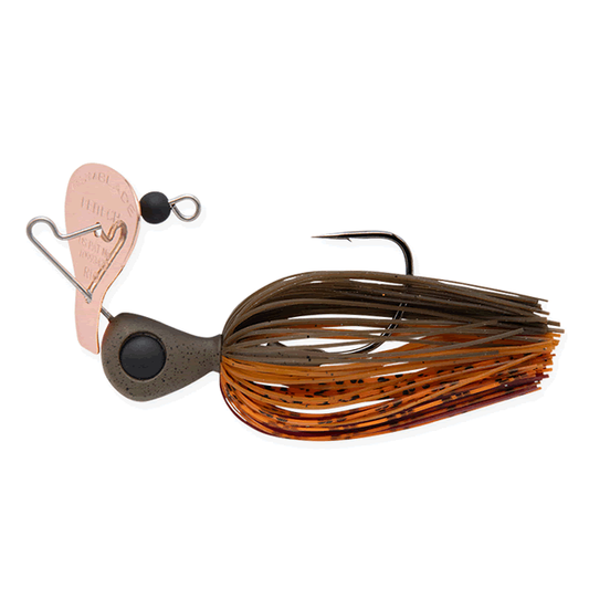 KEITECH RUMBLADE JIG 1/2 oz #511 GREEN PUMPKIN CLAW