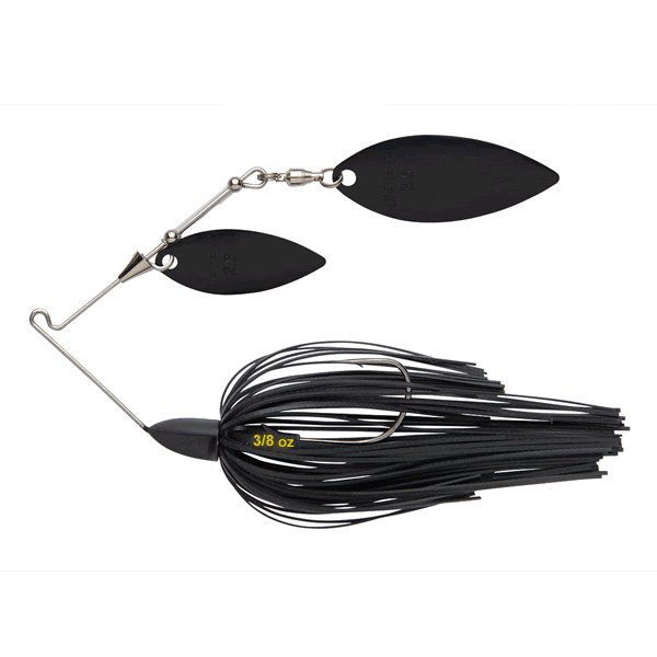 KEITECH BABY TEE-BONE SPINNERBAIT DW 3/8oz #001 Black