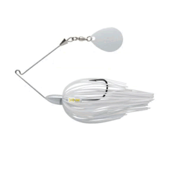 KEITECH BABY TEE-BONE SPINNERBAIT SC 3/8oz #010 SUPER WHITE