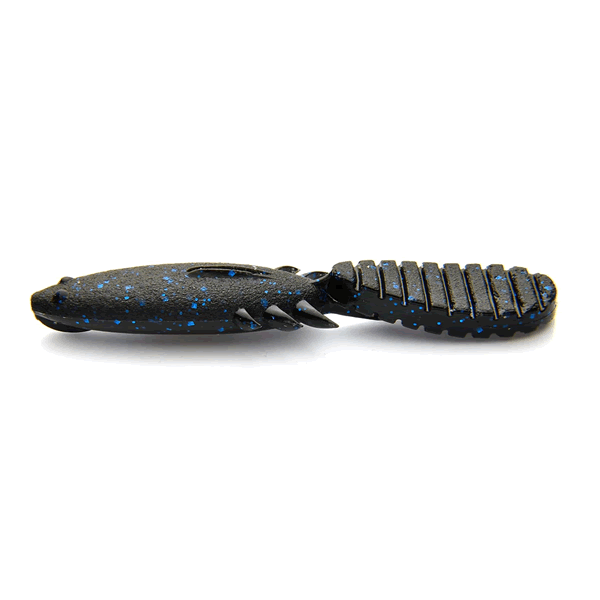 KEITECH Paddlin' Beaver 3.5" Length: 3.5" (89mm) (7 pcs/pack) #312 Black Blue