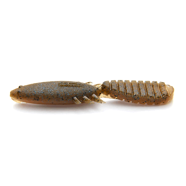 KEITECH Paddlin' Beaver 3.5" Length: 3.5" (89mm) (7 pcs/pack) #434 Blue Back Cinnamon
