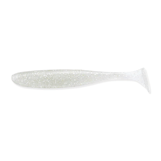 KEITECH Easy Shiner 5" Length: 5" (127mm) (5 pcs/pack) #370 Clear Silver Glow freshwater fishing lure
