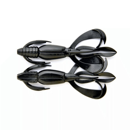 KEITECH CRAZY FLAPPER 2.4" 2.1g (10 pcs/pack) #001 BLACK