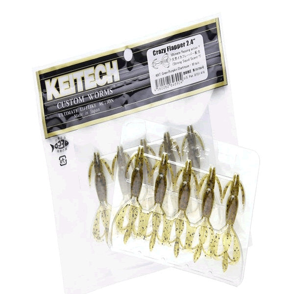 KEITECH CRAZY FLAPPER 2.4" 2.1g (10 pcs/pack) #519 EBIMISO RED COPPER